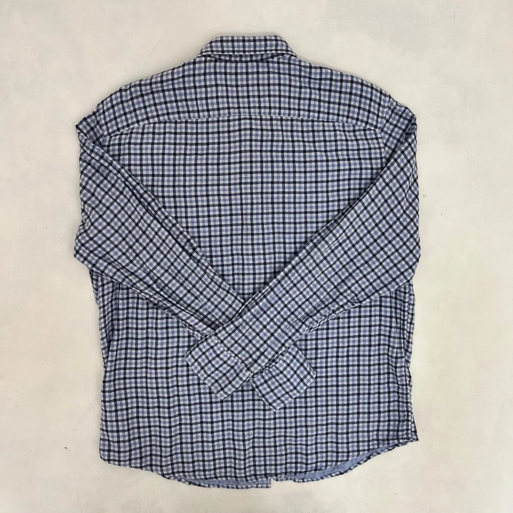 Untuckit Mens Size X-Large Soligo Shirt Multicolor Check Button-Down‎ Collared